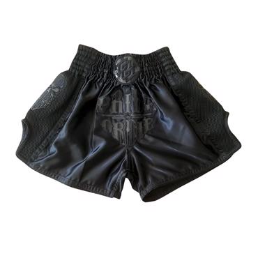 Pride Or Die reckless black muay thai Shorts - Black